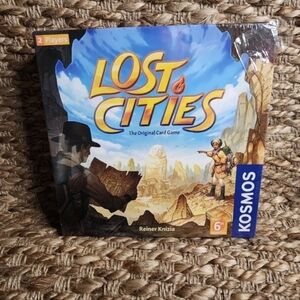 NEW Lost Cities Card Game - with 6th Expedition Reiner Knizia New Sealed!!! Gift